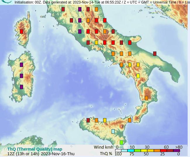 carte aérologique dans soarGFS